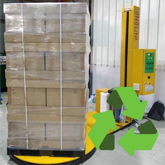 Ecologische machinewikkelfolie